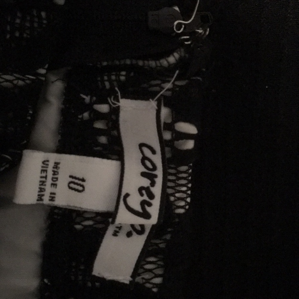 Black Cory P lacy dress